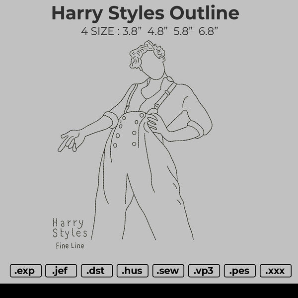 Harry styles outline