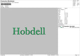 Hobdell Embroidery File 6sizes