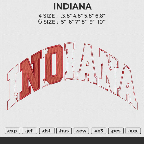 INDIANA Embroidery