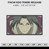ITACHI EDO TENSEI RELEASE Embroidery