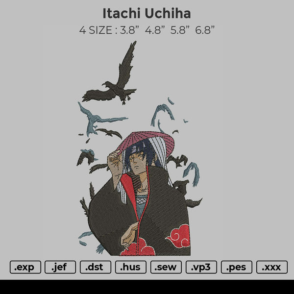 Itachi Uchiha Embroidery