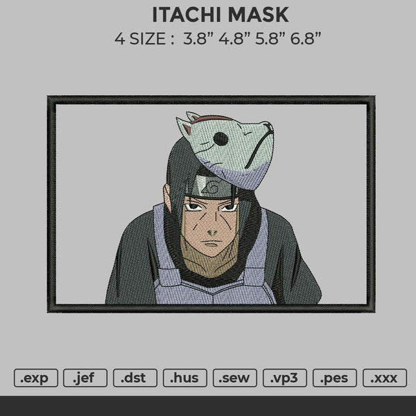 Itachi Mask Embroidery