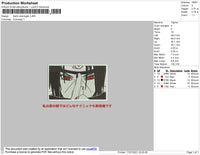 Itachi Sharingan Embroidery