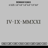 Roman V2803 Embroidery