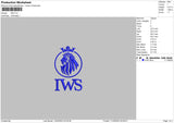 Iws Embroidery File 6 sizes