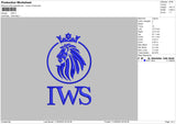 Iws Embroidery File 6 sizes