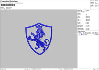 Iws Lion Embroidery File 6 sizes