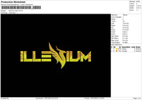 Illevium Colors Embroidery File 6 sizes