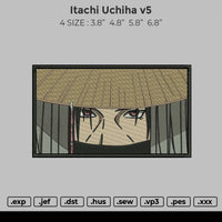 Itachi Uchiha V5 Embroidery