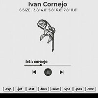 Ivan Cornejo Embroidery File 6 size
