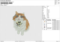 Jack Cat Embroidery