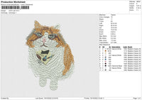 Jack Cat Embroidery