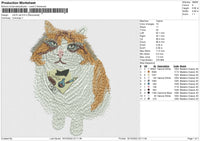 Jack Cat Embroidery