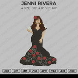 Jenni Rivera Embroidery