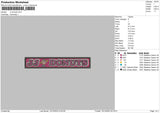 JJ Donuts Embroidery File 6 sizes