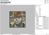 Jojo Box02 Embroidery File 6 sizes