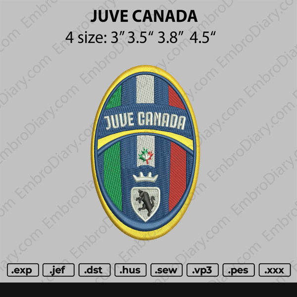 Juve Canada Embroidery