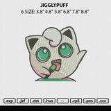 Jigglypuff Embroidery File 6 sizes