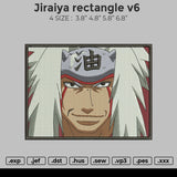 Jiraiya rectangle v6 Embroidery