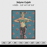 Jolyne Cujoh Embroidery