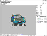 car juice wrld embroidery