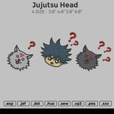 Jujutsu Head Embroidery