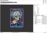 Jujutsu K 1605 Embroidery File 6 sizes