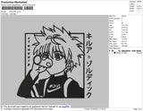 Killua BW Embroidery