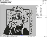 Killua BW Embroidery