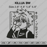 Killua BW Embroidery