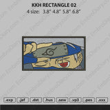 Kakashi Rectangle Embroidery