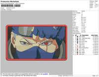 Kakashi Eyex Embroidery