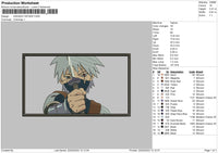 Kakashi Hatake Embroidery