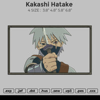 Kakashi Hatake Embroidery