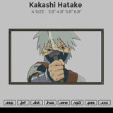Kakashi Hatake Embroidery