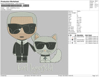 Karl Lagerfeld v1 Embroidery