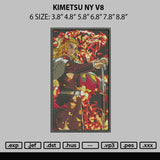 Kimetsu Ny V8 Embroidery File 6 sizes