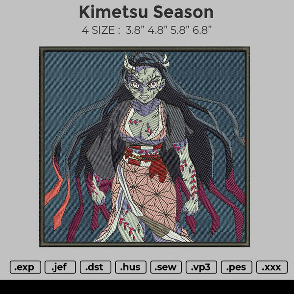 Kimetsu Season Embroidery