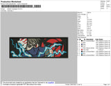 Kakashi Rectangle 02 Embroidery