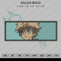 Killua Bold Embroidery