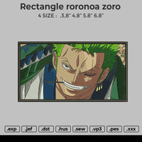 Rectangle Roronoa Zoro