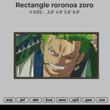Rectangle Roronoa Zoro