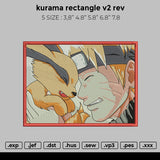 kurama rectangle v2 rev Embroidery