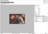 Kurosaki Ich Embroidery File 6 sizes