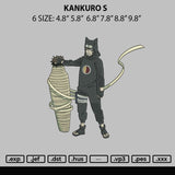Kankuro S Embroidery File 6 sizes