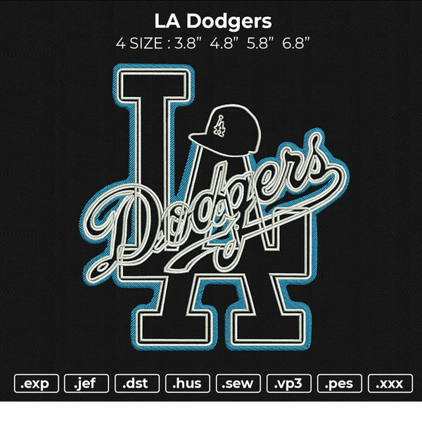 LA Dodgers Embroidery