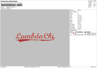 Lambda Chi Border