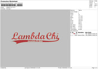 Lambda Chi Border