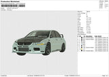 Lancer Car Embroidery