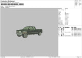 Landrover Truck Embroidery File 6 sizes